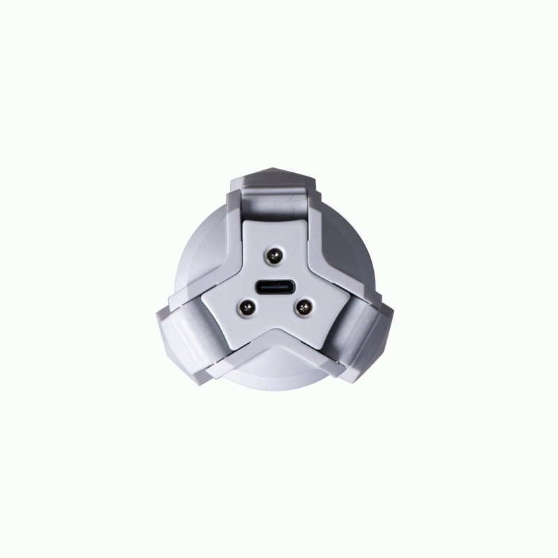 Carry-On Foldable USB Microphone with Tripod Stand and Touch Mute Control - White — view 2