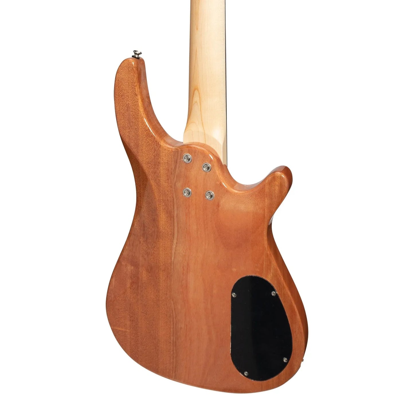 Casino '24 Series' Left Handed Mahogany T-Style Electric Bass Guitar Pack with 15 Watt Amplifier (Natural Gloss) — view 6
