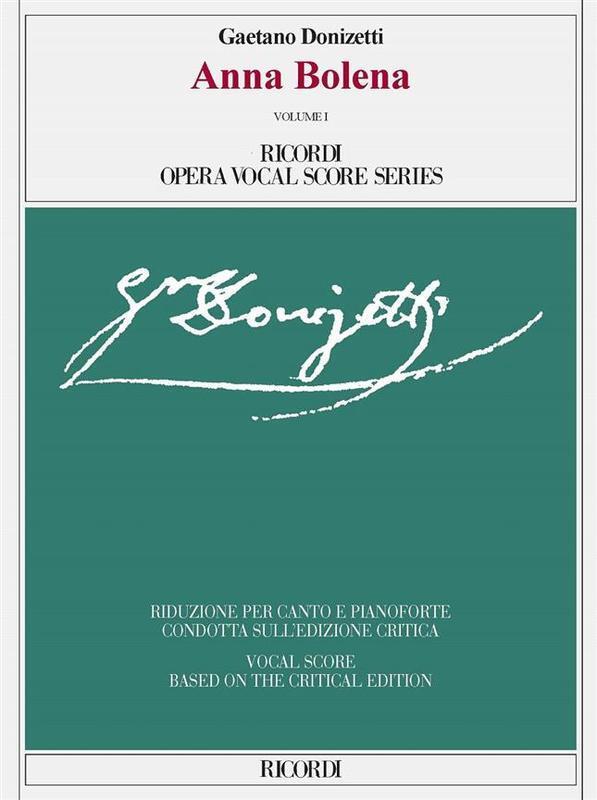 Donizetti - Anna Bolena Vocal Score Eng/Ita (Softcover Book)