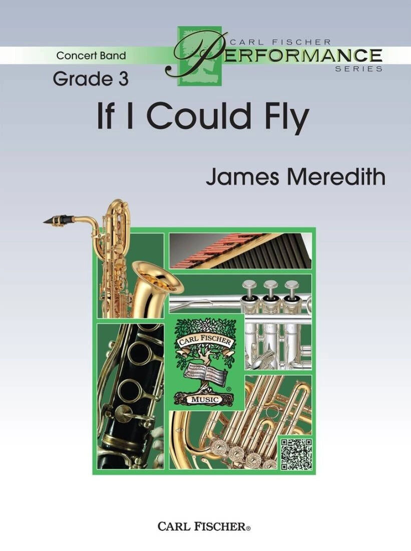 If I Could Fly Concert Band Sheet Music Grade 3 by Meredith James