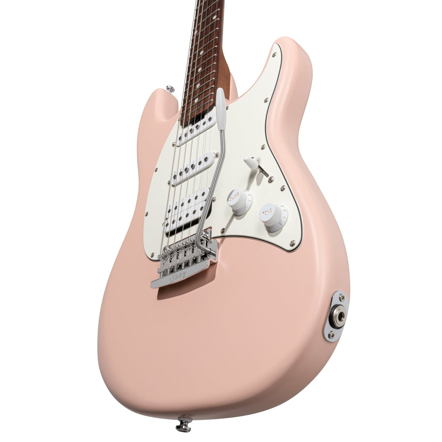 Sterling by Music Man SBMM Cutlass CT50HSS, Pueblo Pink Satin Electric Guitar — view 3