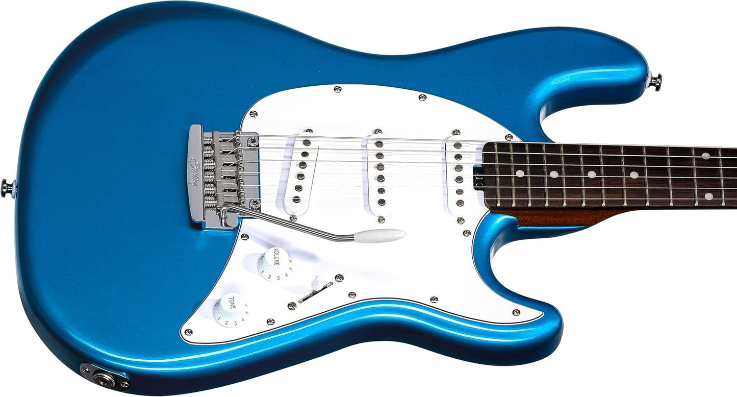 Sterling by Music Man SBMM Cutlass CT50SSS, Toluca Lake Blue Electric Guitar — view 3