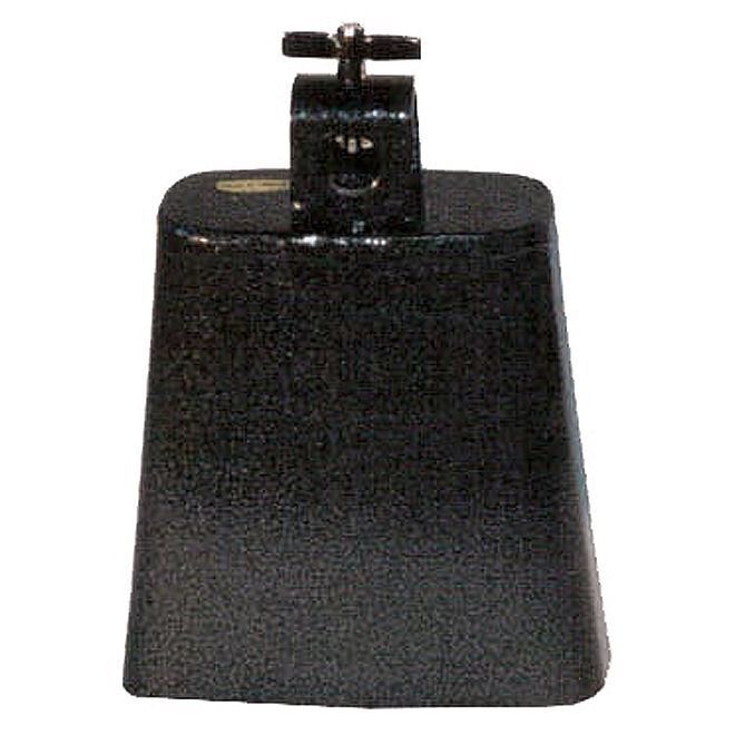 POWERBEAT Cowbell 4 and half Inch Steel Black Pewter Finish Thumbscrew Mount