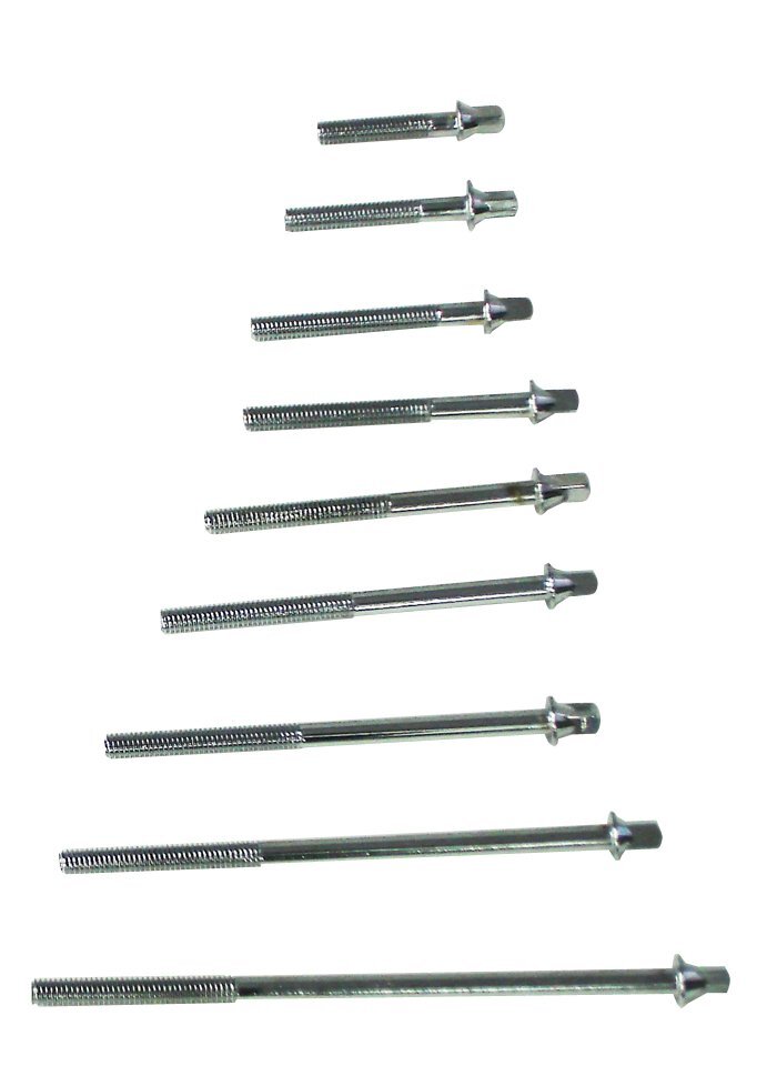 AMS DBT103 Drum Tension Screw 30mm Long 24mm Thread Chrome