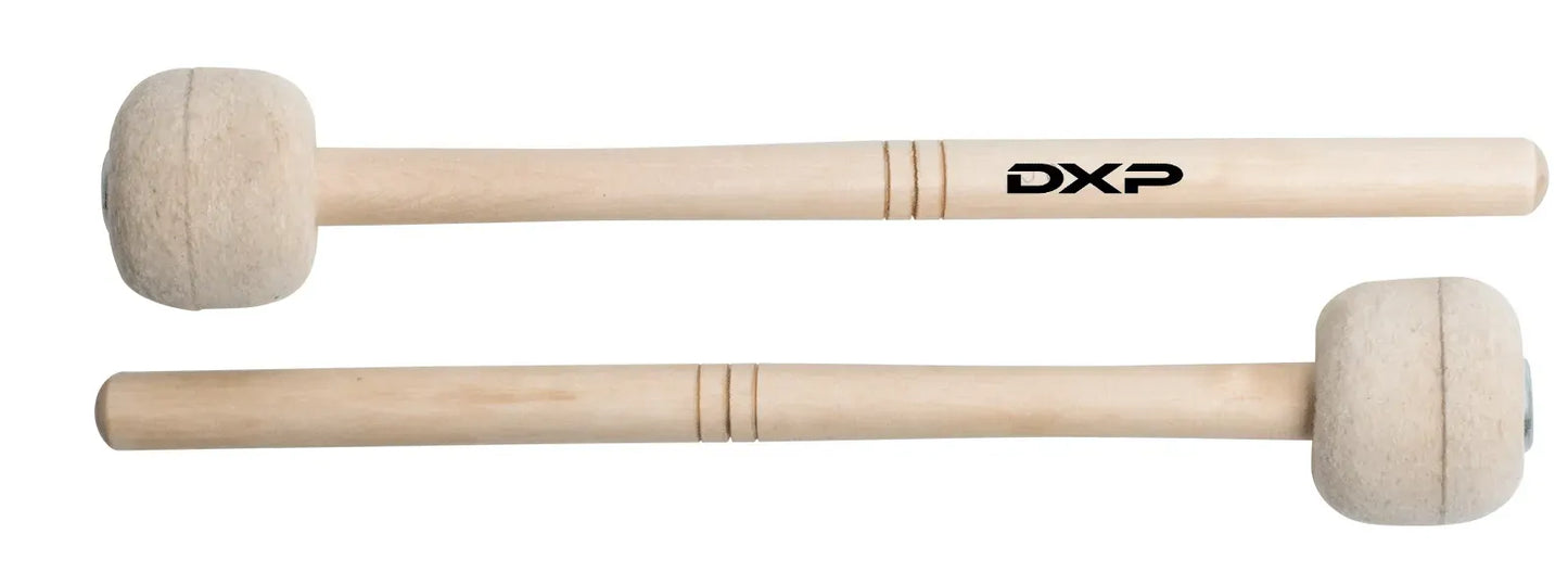 DXP Bass Drum Mallets with Wooden Handle
