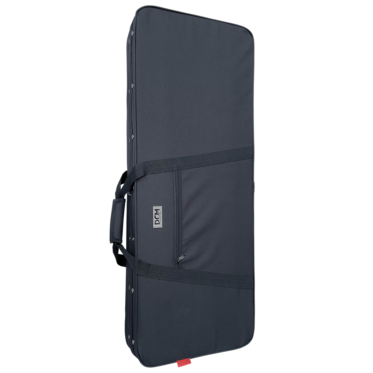 DCM Premium PFE Lightweight Electric Guitar Case with Black Nylon Cover and Plush Velvet Interior