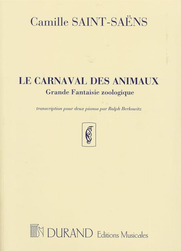 Carnival Of The Animals 2 Piano 4 Hand Book