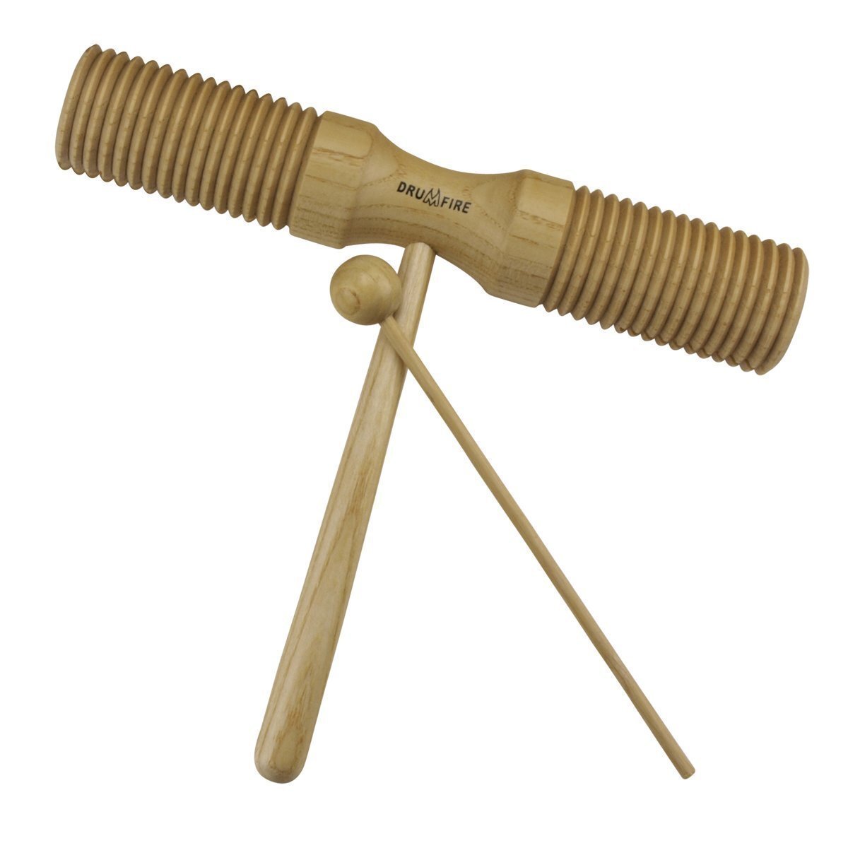 Drumfire Extra-Long Double Tone Block/Guiro