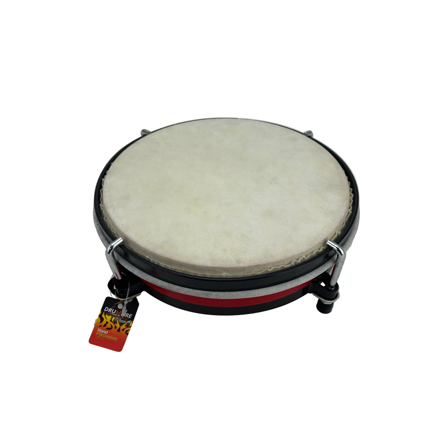 Drumfire 8" Tunable Hand Drum with Steel Baseplate and Non-Slip Rubber
