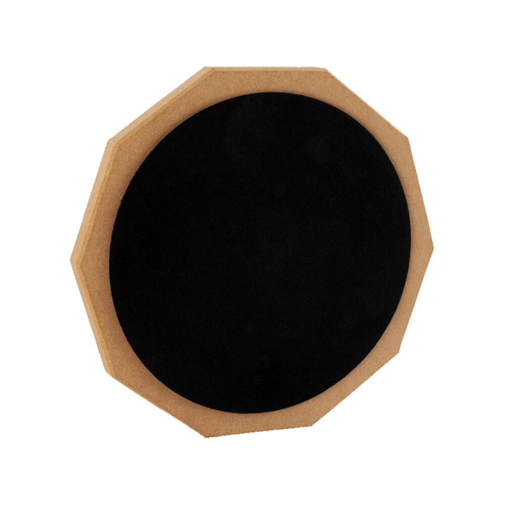 On Stage 8" Hexagonal Drum Practice Pad - Grey Rubber Surface with M6 Mount — view 6
