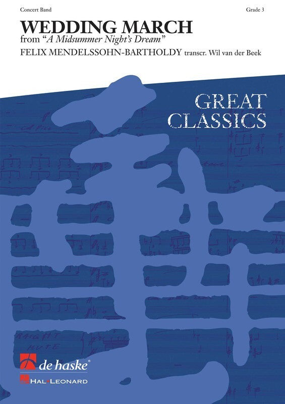Wedding March From Midsummers Nights Dream Concert Band 3 Score/Parts