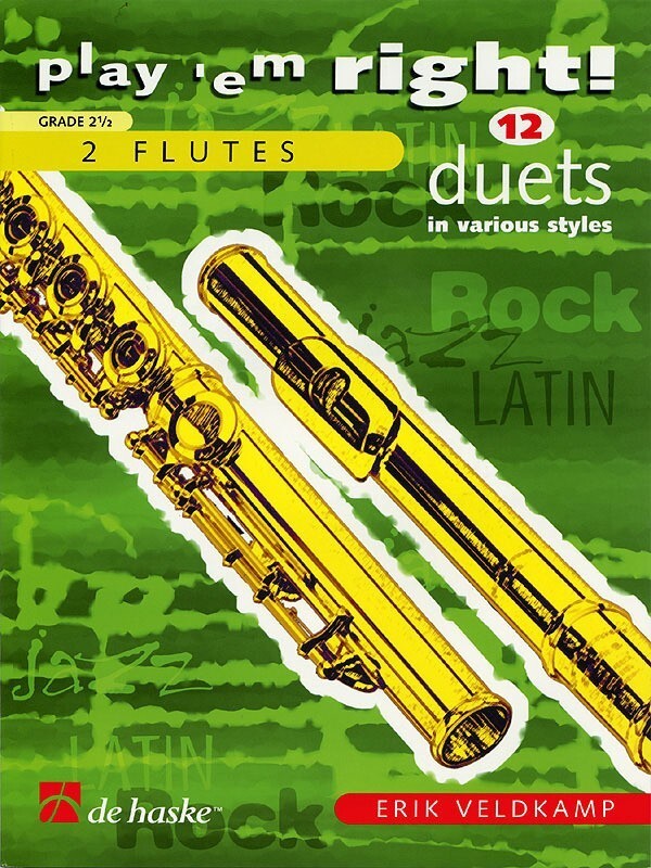 Play Em Right 12 Duets Flute (Softcover Book)