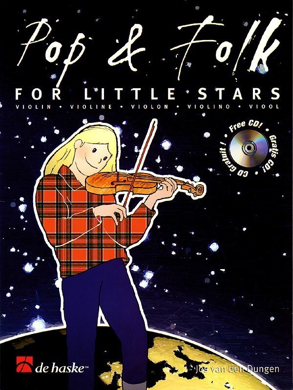 Pop And Folk For Little Stars Book/CD Violin (Softcover Book/CD)