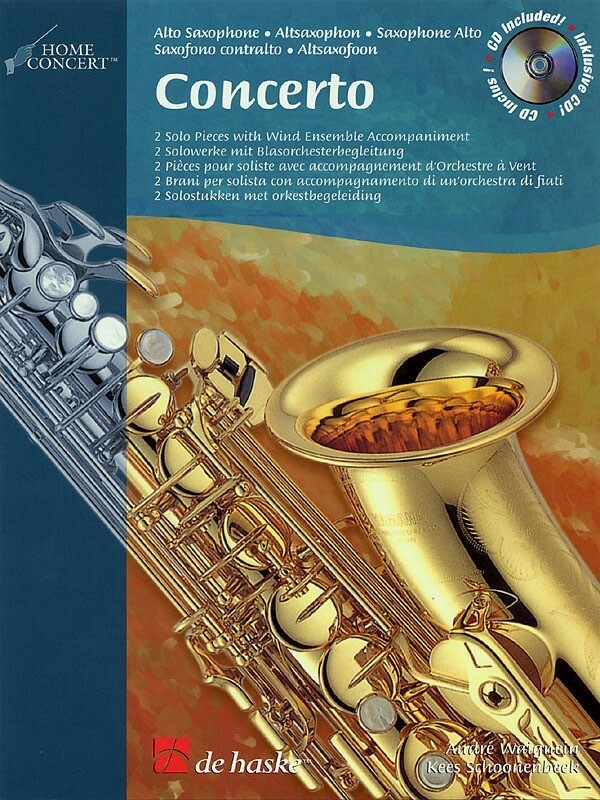 Concerto Home Concert Alto Sax Softcover Book/CD
