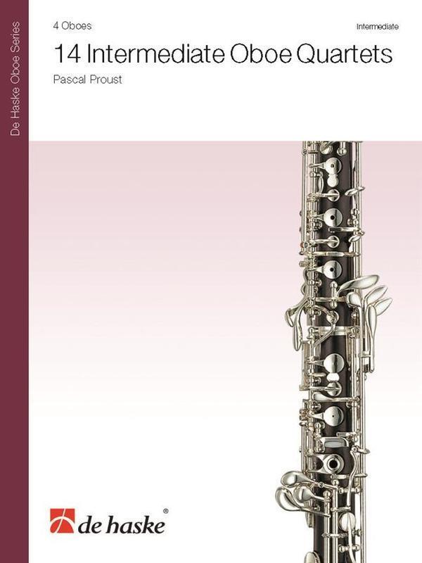 Proust - 14 Intermediate Oboe Quartets (Music Score/Parts) Book