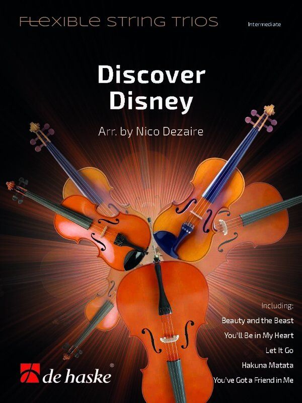 Discover Disney Flexible String Trios for Cello, Viola, Violin by Nico Dezaire