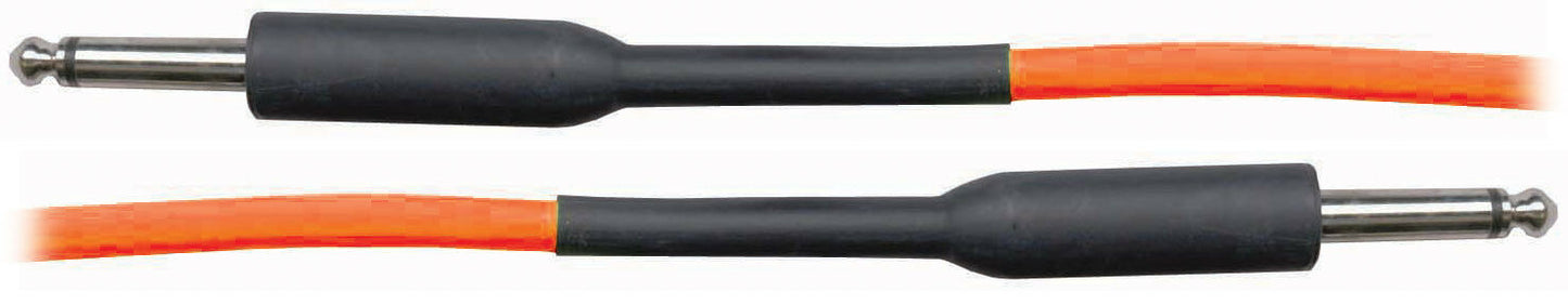 AUSTRALASIAN 20 Foot Guitar Lead / Instrument Cable Neon Orange