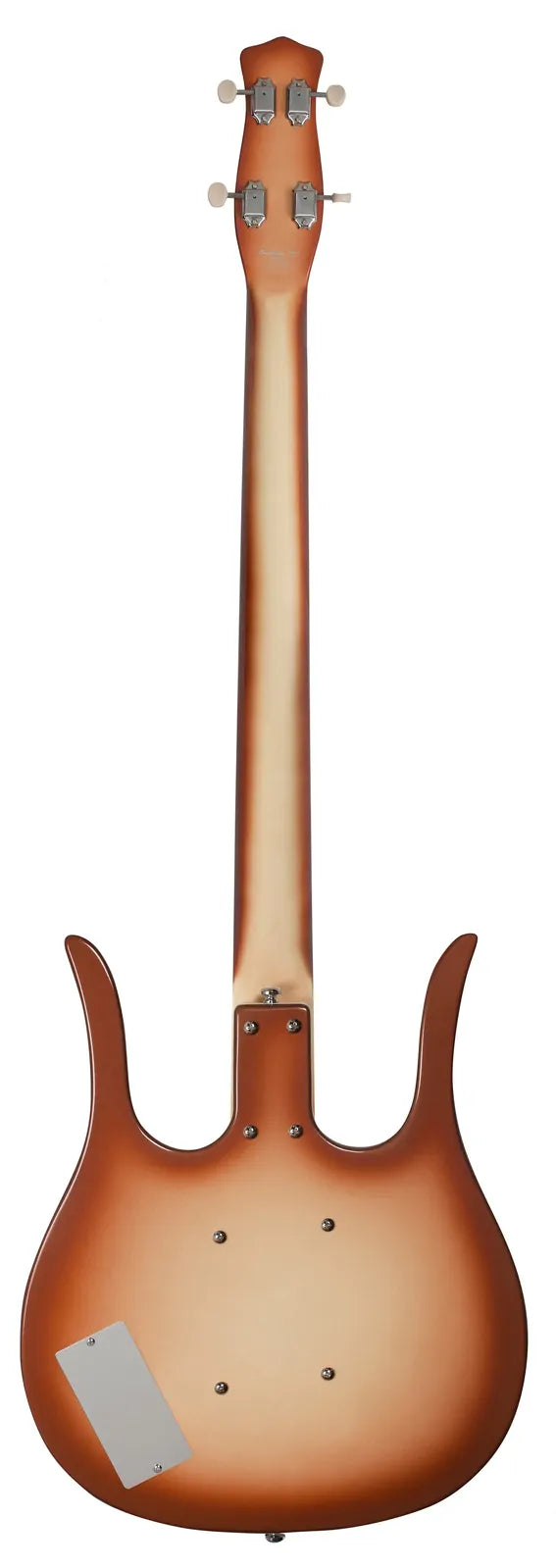 Danelectro 58 Long Horn Bass - Copper Burst 29¾" Scale — view 3