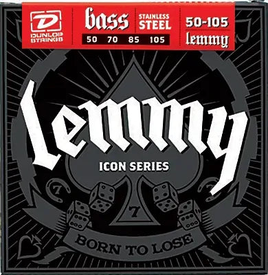 Jim Dunlop Lemmy Icon Series Long Scale Bass Guitar String Set 50-105 S/Steel