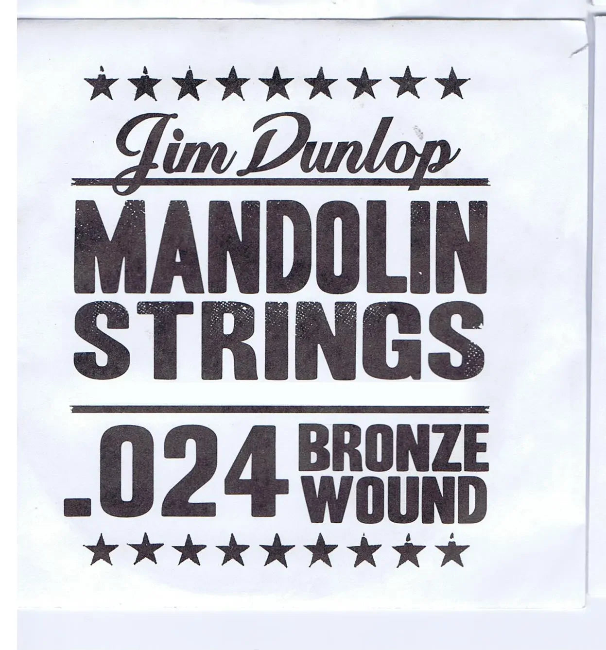 Jim Dunlop Dunlop .024 Mandolin Single String Phosphor Bronze Wound Loop End