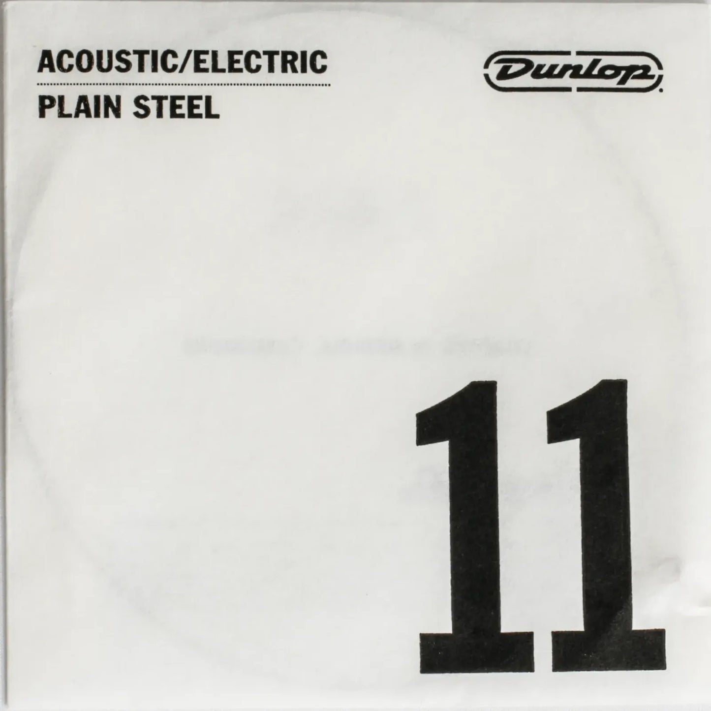 Jim Dunlop .011 Electric Guitar Single Plain Steel String - Model DPS011