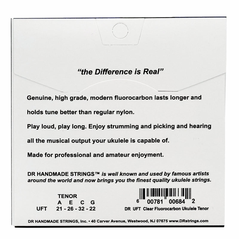 Dr Moonbeam Clear Fluorocarbon Tenor Ukulele Strings — view 3