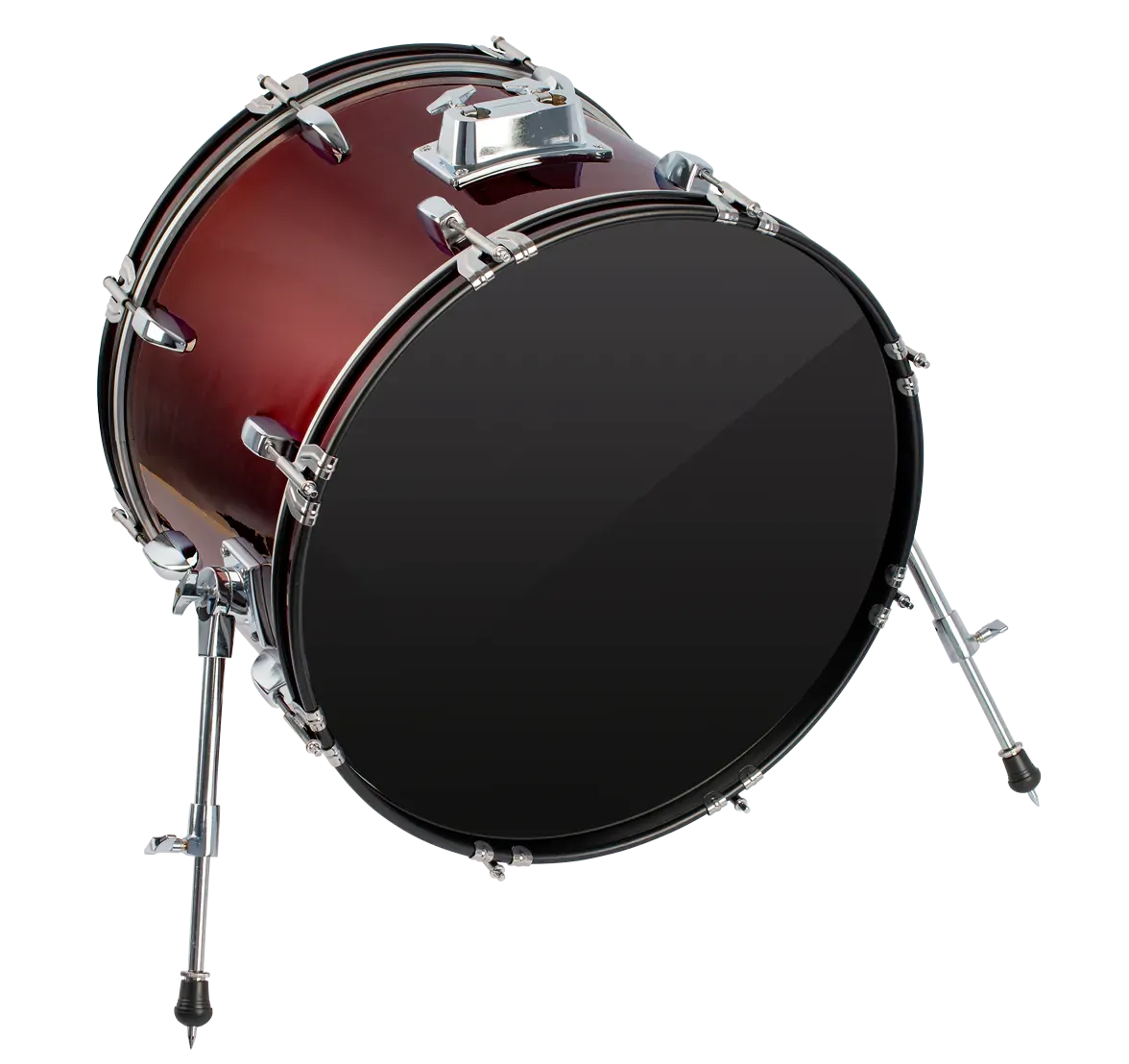 DXP 20x14 Bass Drum with Red Finish — view 2