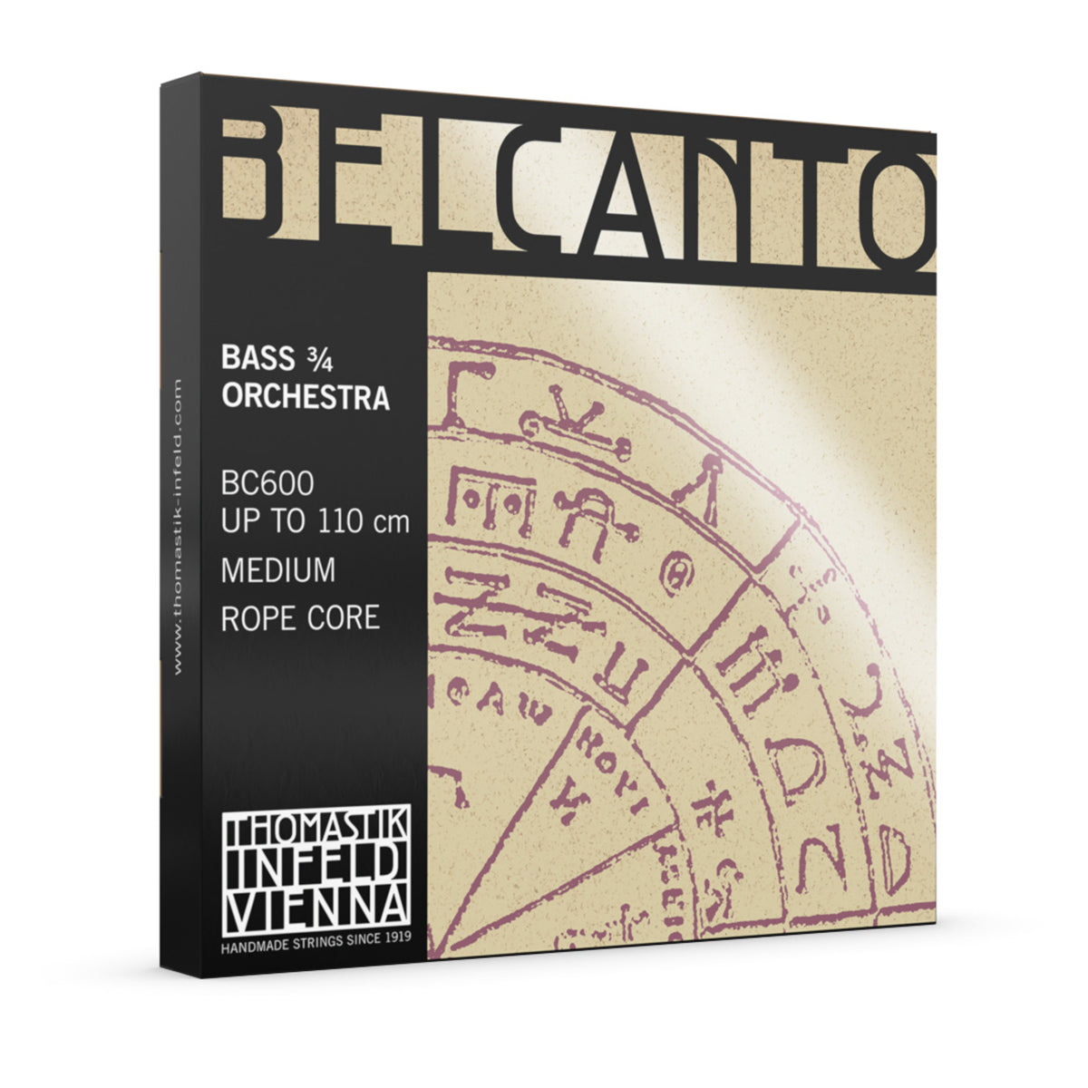 Thomastik BC600 Belcanto Double Bass Orchestra 3/4 String Set