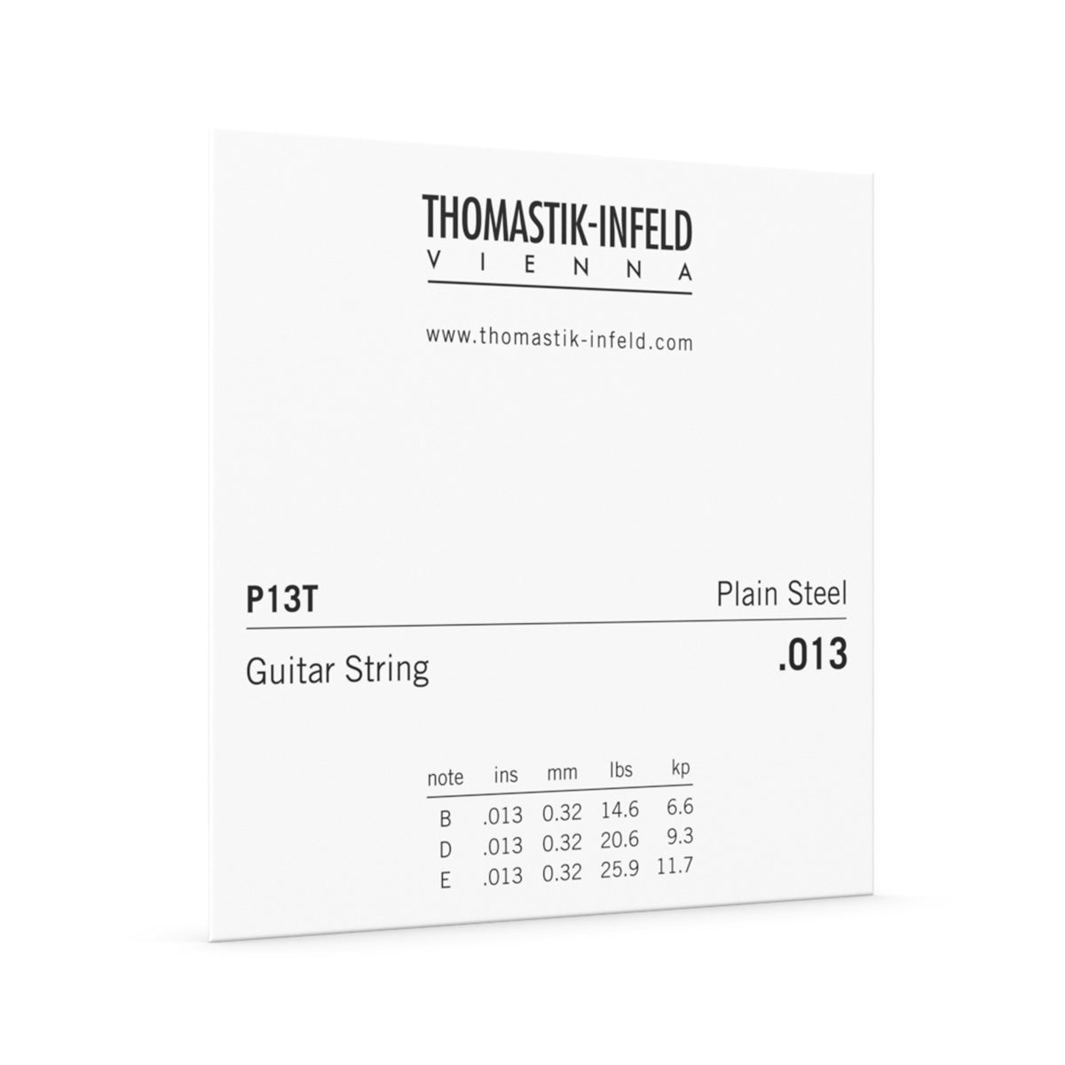 Thomastik .013 Single String Plain Tin Plated Steel Guitar String