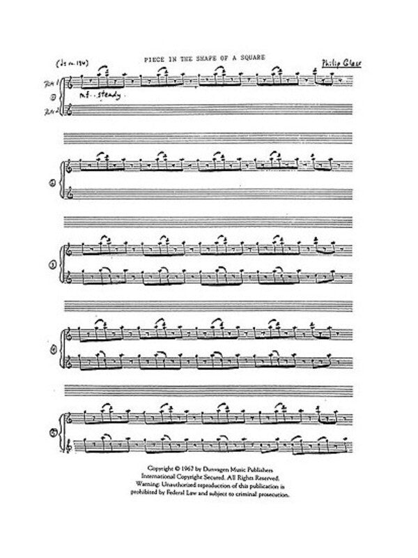 Glass - Piece In The Shape Of A Square 2 Flutes (Softcover Book)
