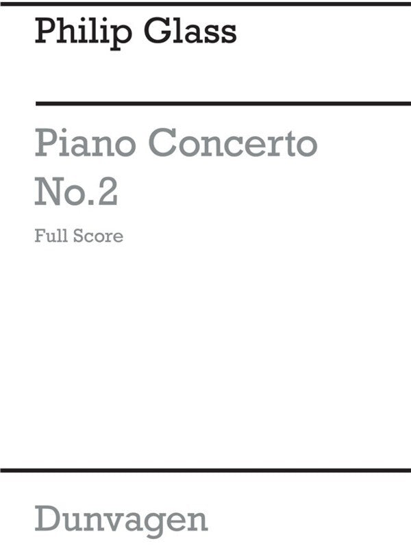 Glass - Piano Concerto No 2 Full Score Book