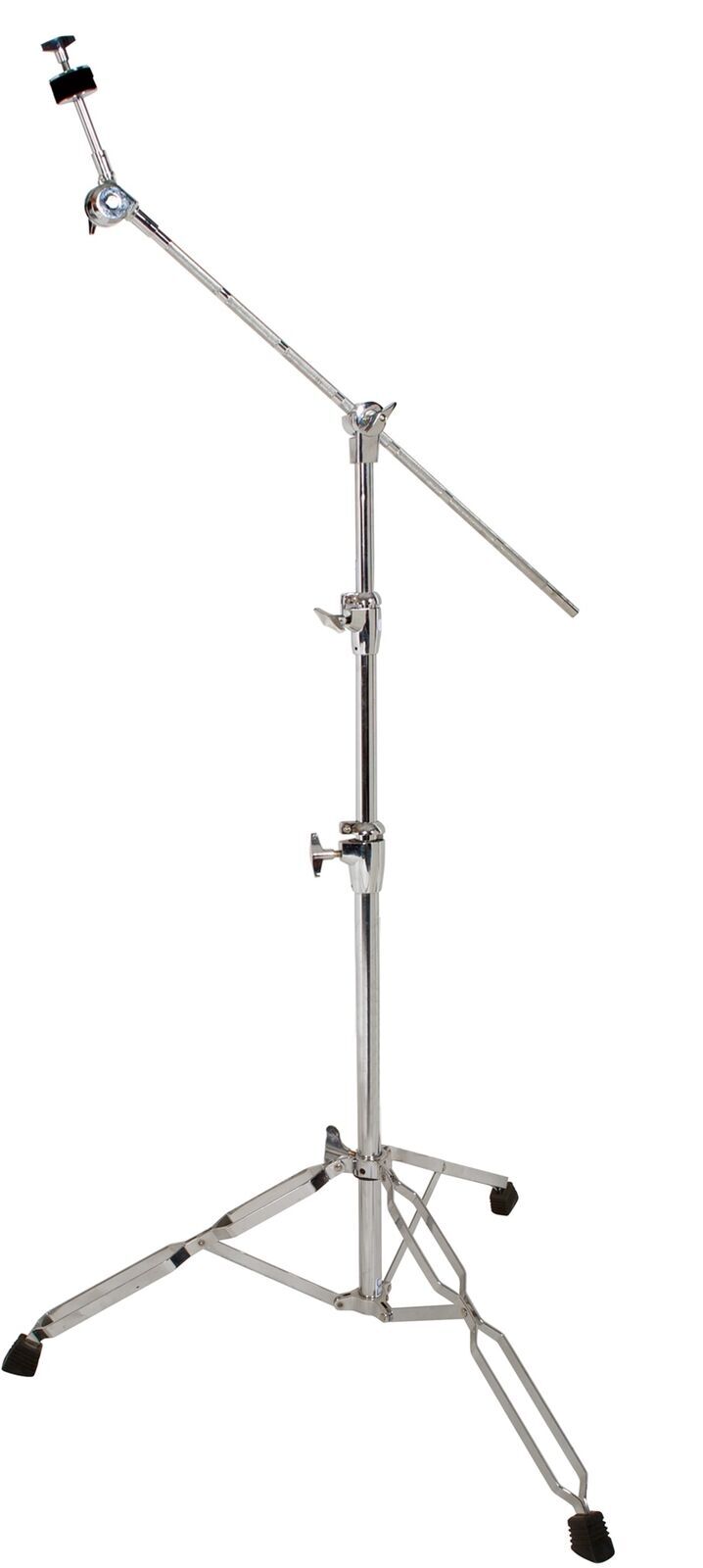 DXP Cymbal Boom Stand 350 Series, Heavy Duty, Double Braced, Chrome Finish