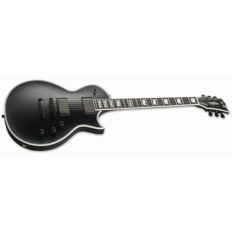 ESP E-II Eclipse Black Satin EMG Electric Guitar — view 3