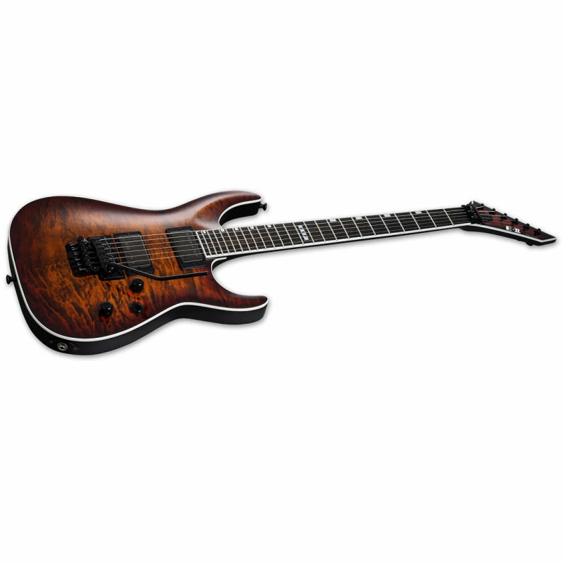 ESP E-II Horizon FR-II Tiger Eye Sunburst Electric Guitar with Hardshell Case — view 3