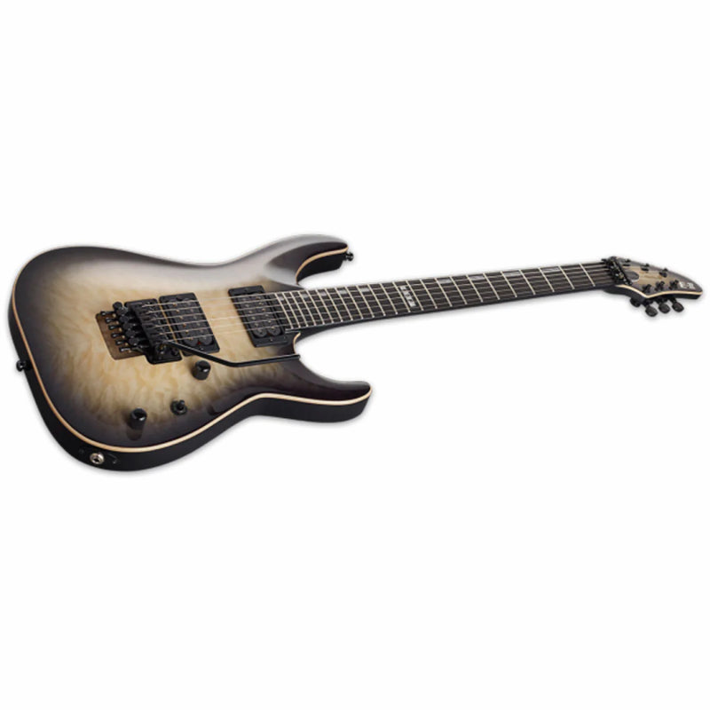 ESP E-II Horizon FR Quilted Maple Top Electric Guitar Black Natural Burst — view 3