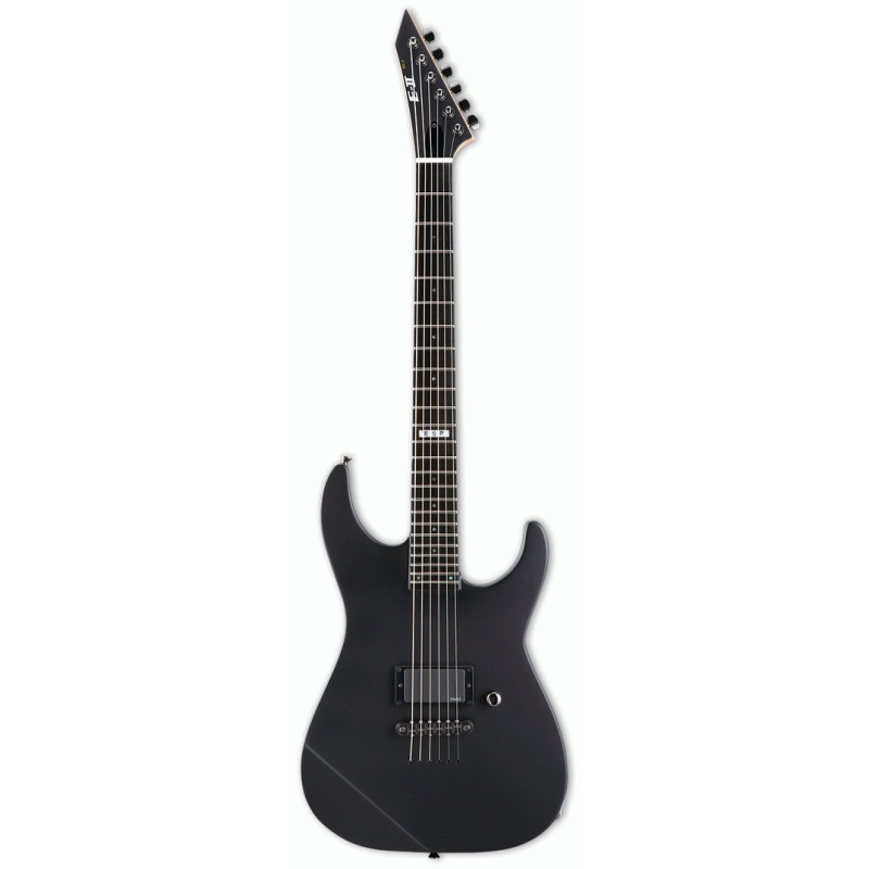 ESP E-II M-II QM See Thru Black Electric Guitar with EMG 81 Pickups and Floyd Rose Tremolo