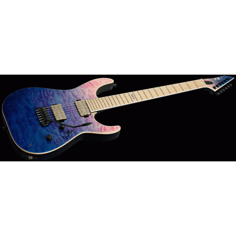 ESP E-II M-II HST QM Indigo Purple Fade Guitar — view 3
