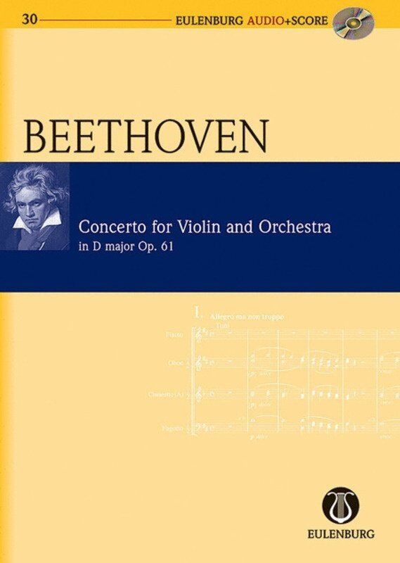 Beethoven - Violin Concerto D Op 61 Study Score with CD