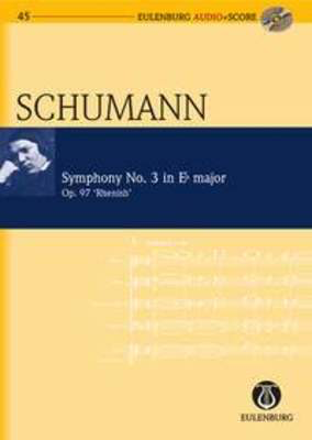 Symphony No 3 Op 97 E Flat Rhenish Study Score Bk/Cd