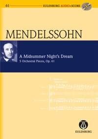 A Midsummer Nights Dream Op. 61 Study Score BK/CD
