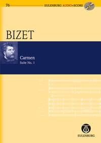 Bizet - Carmen Suite No. 1 Study Score with CD, Eulenburg Audio+Score Series, 84 Pages