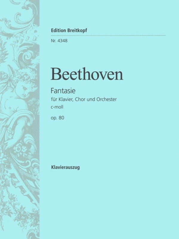 Choral Fantasy Op 80 Vocal Score Ger/Fr