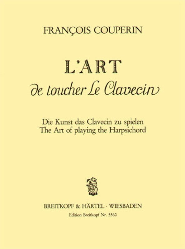Art Of Playing Harpsichord Book