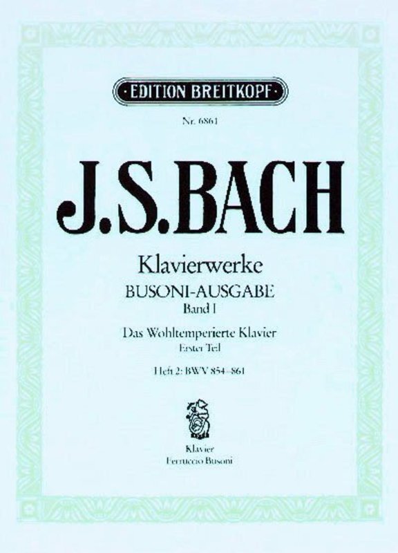 Preludes And Fugues Book 1 Part 2 Busoni Edition