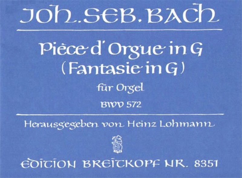 Fantasie G Bwv 572 (Softcover Book)
