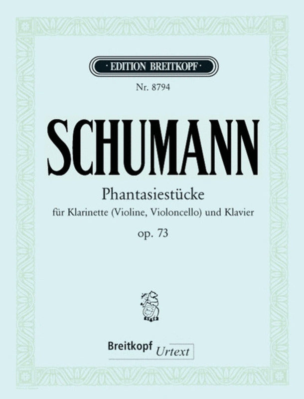 Fantasy Pieces Op 73 clarinet In A Violin Vlc Piano Urtext Book