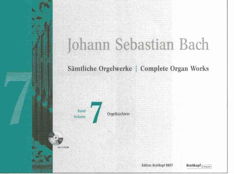 Bach - Complete Organ Works Vol 7 Book/CD-Rom (Softcover Book/CD-Rom) Book