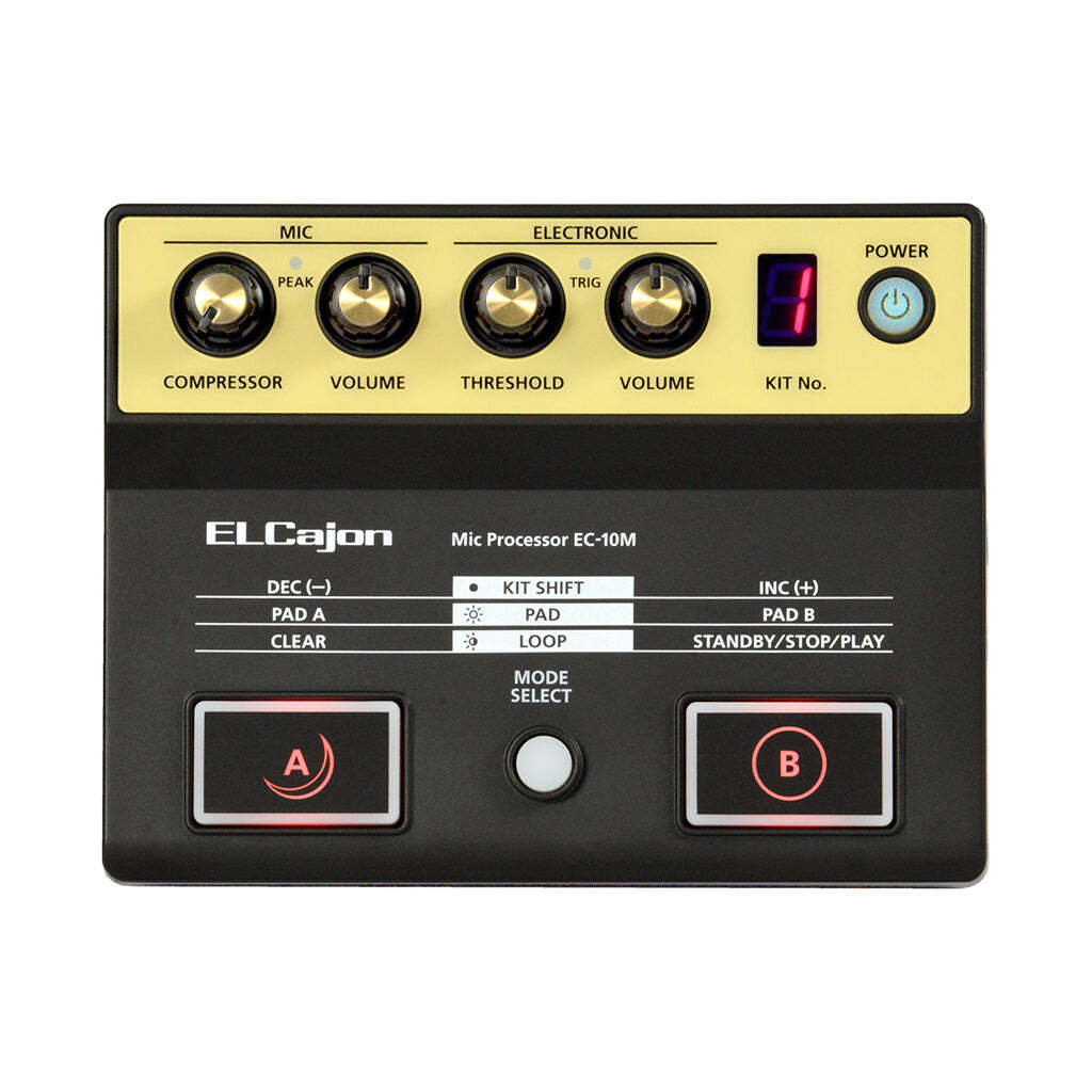 ROLAND EC-10M ELCajon Mic Processor with Clip-On Condenser Mic for Acoustic Cajon - Battery Powered, Compact Sound Enhancer — view 7