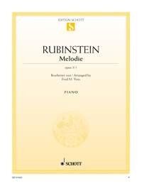 Rubinstein - Melody F Major Op. 3 No. 1 for Piano, 8 Pages, Schott Music