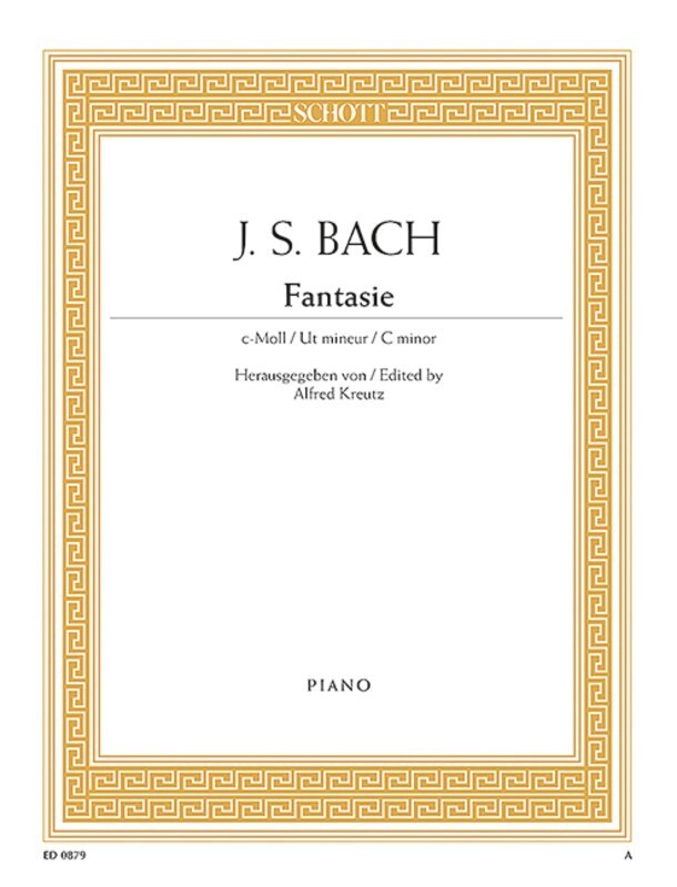 Bach - Fantasy C Minor Bwv 906 Piano (Softcover Book)